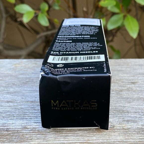 NIB New MATKAS Microneedle Skin Derma Roller for Face, Hair, Scalp or Beard - Picture 4 of 6